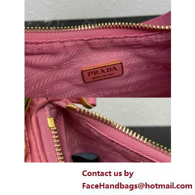 Prada Re-Edition 1995 Chaine Re-Nylon Mini Hobo Bag 1BC204 Pink 2024