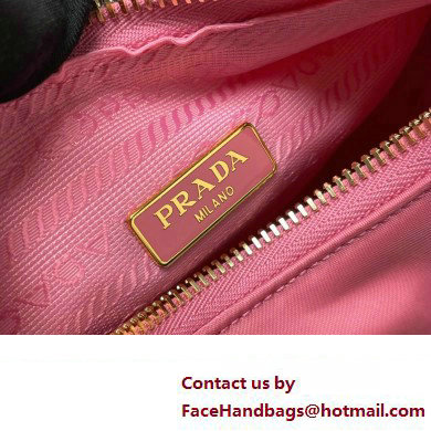 Prada Re-Edition 2005 Re-Nylon Hobo Bag 1BH204 Pink/Gold 2024