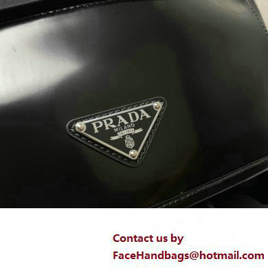 Prada Re-Nylon and brushed leather backpack Bag 2VZ135 Black 2024