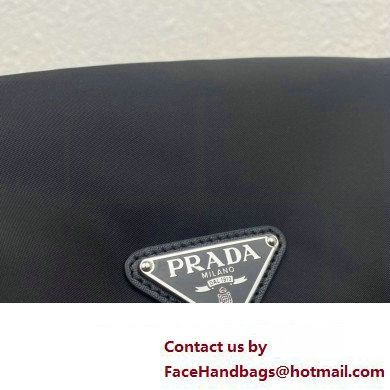 Prada Re-nylon Small Padded Shoulder Bag 1BD313 Black 2023