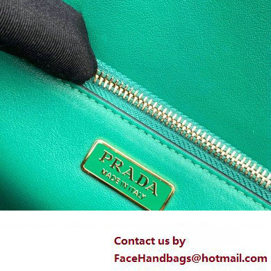 Prada Saffiano leather shoulder Bag 1BD318 Green 2023