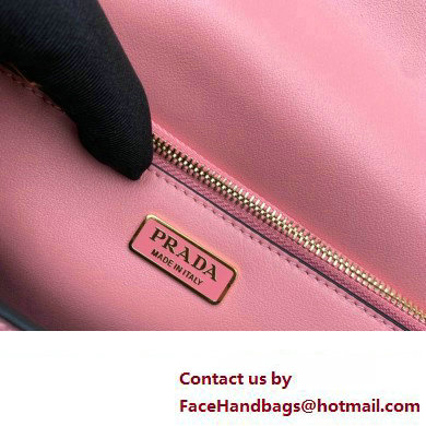 Prada Saffiano leather shoulder Bag 1BD318 Pink 2023