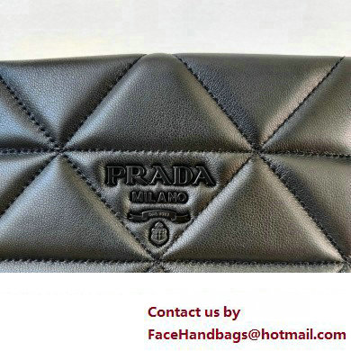 Prada Spectrum Small Shoulder Tote Bag 1BG298 Black 2023