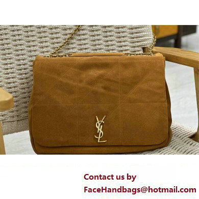 Saint Laurent Large Jamie bag in suede BROWN CARAMEL (original quality)