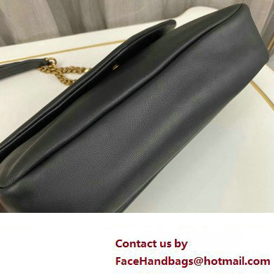 Saint Laurent calypso Bag in plunged lambskin 734153 Black