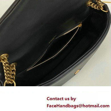 Saint Laurent calypso Bag in plunged lambskin 734153 Black