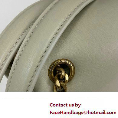 Saint Laurent calypso Bag in plunged lambskin 734153 Vintage White