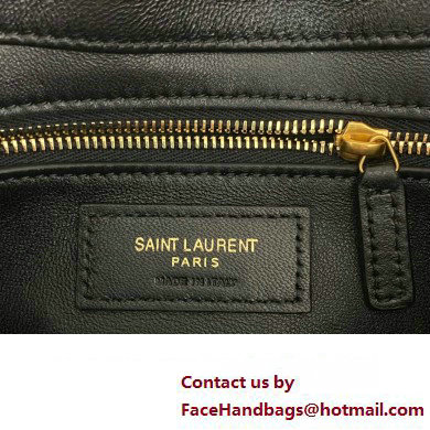 Saint Laurent le 5 à 7 Bag in padded lambskin 763419 Black