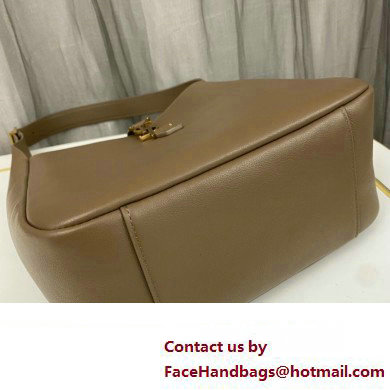 Saint Laurent le 5 à 7 supple small Bag in grained leather 713938 Camel