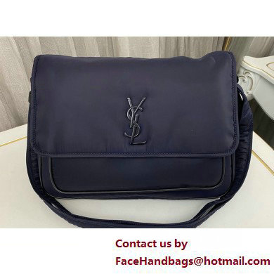 Saint Laurent niki messenger Bag in econyl 757146 Blue