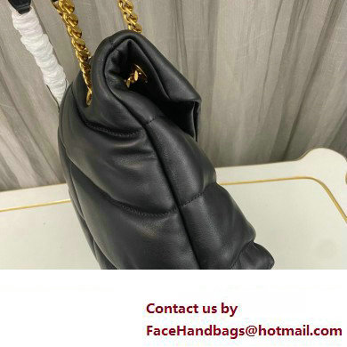 Saint Laurent puffer medium Bag in nappa leather 577475 Black/Gold