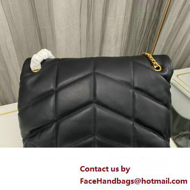 Saint Laurent puffer medium Bag in nappa leather 577475 Black/Gold