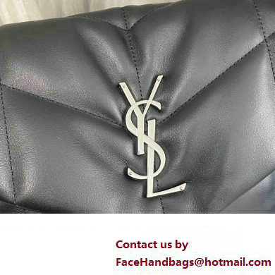 Saint Laurent puffer medium Bag in nappa leather 577475 Black/Silver