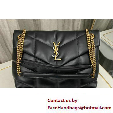 Saint Laurent puffer medium Bag in nappa leather 577475 Black/Tricolor - Click Image to Close