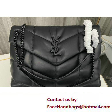 Saint Laurent puffer medium Bag in nappa leather 577475 Black - Click Image to Close