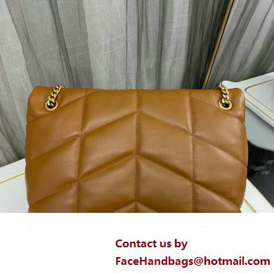 Saint Laurent puffer medium Bag in nappa leather 577475 Brown