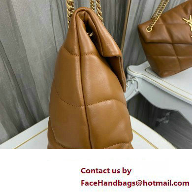 Saint Laurent puffer medium Bag in nappa leather 577475 Brown