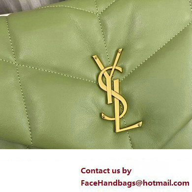 Saint Laurent puffer medium Bag in nappa leather 577475 Green