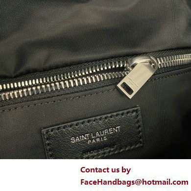 Saint Laurent puffer messenger bag in econyl regenerated nylon 733630 Black