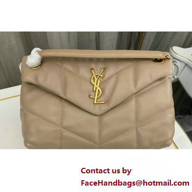 Saint Laurent puffer small Bag in nappa leather 577476 Beige