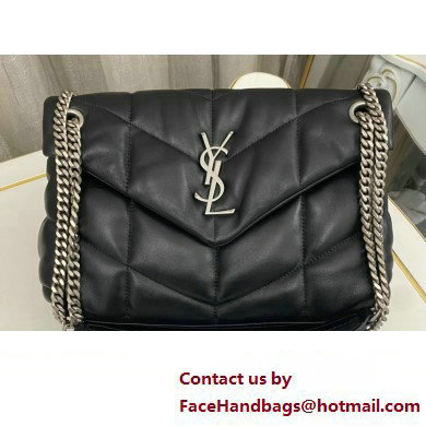 Saint Laurent puffer small Bag in nappa leather 577476 Black/Silver