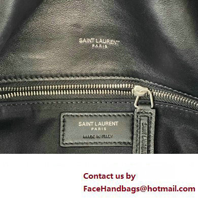 Saint Laurent puffer small Bag in nappa leather 577476 Black/Silver