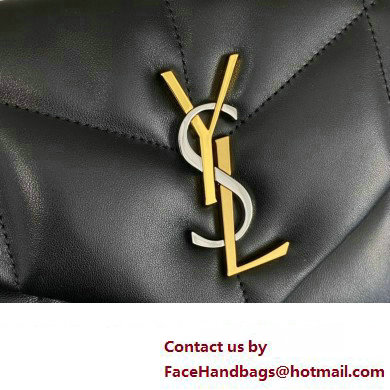 Saint Laurent puffer small Bag in nappa leather 577476 Black/Tricolor