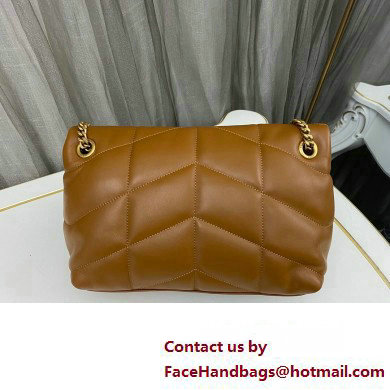 Saint Laurent puffer small Bag in nappa leather 577476 Brown