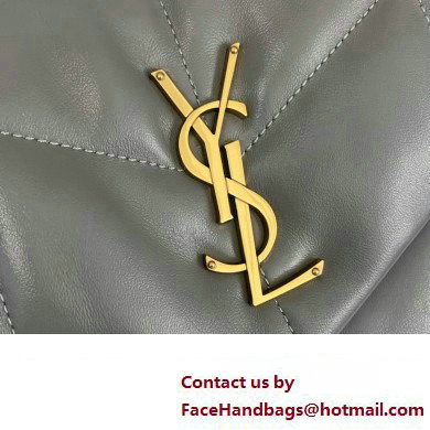 Saint Laurent puffer small Bag in nappa leather 577476 Gray