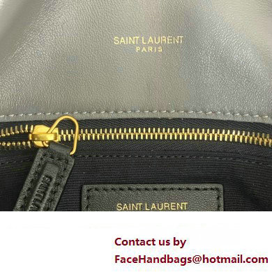 Saint Laurent puffer small Bag in nappa leather 577476 Gray