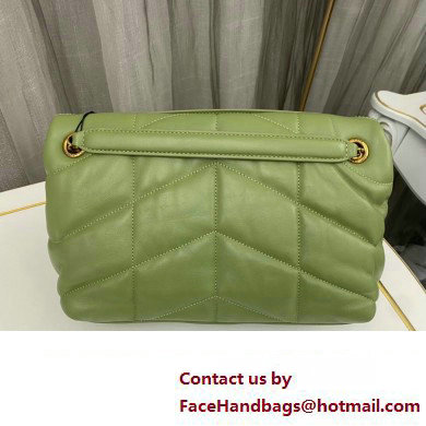 Saint Laurent puffer small Bag in nappa leather 577476 Green