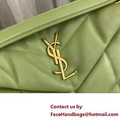 Saint Laurent puffer small Bag in nappa leather 577476 Green