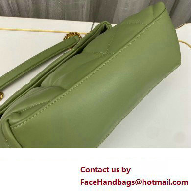 Saint Laurent puffer small Bag in nappa leather 577476 Green