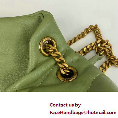 Saint Laurent puffer small Bag in nappa leather 577476 Green