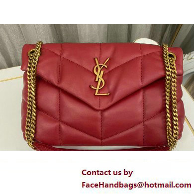 Saint Laurent puffer small Bag in nappa leather 577476 Red