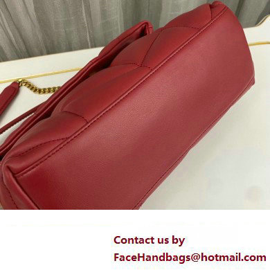 Saint Laurent puffer small Bag in nappa leather 577476 Red