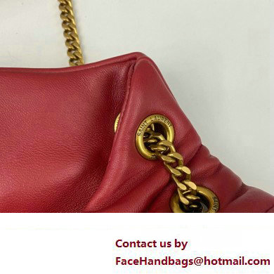 Saint Laurent puffer small Bag in nappa leather 577476 Red