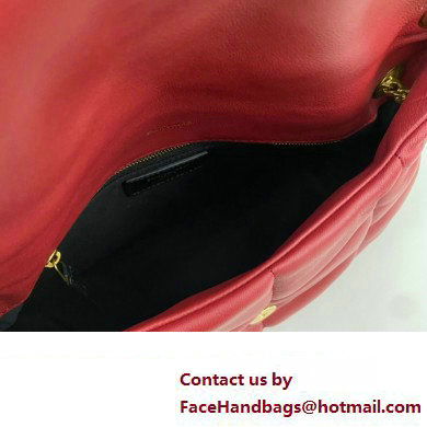 Saint Laurent puffer small Bag in nappa leather 577476 Red