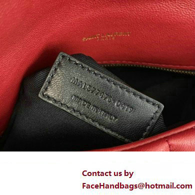 Saint Laurent puffer small Bag in nappa leather 577476 Red