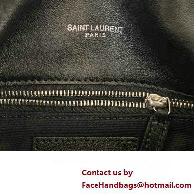 Saint Laurent toy puffer Bag in lambskin 759337 Black/Silver