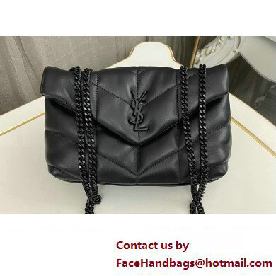 Saint Laurent toy puffer Bag in lambskin 759337 Black