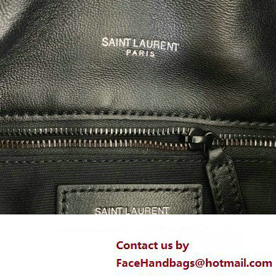 Saint Laurent toy puffer Bag in lambskin 759337 Black