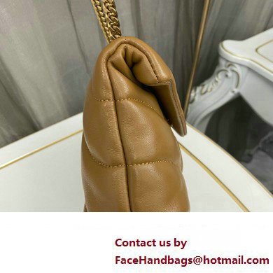 Saint Laurent toy puffer Bag in lambskin 759337 Brown