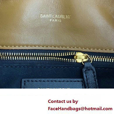 Saint Laurent toy puffer Bag in lambskin 759337 Brown