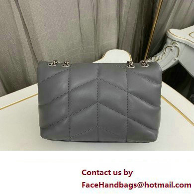 Saint Laurent toy puffer Bag in lambskin 759337 Gray