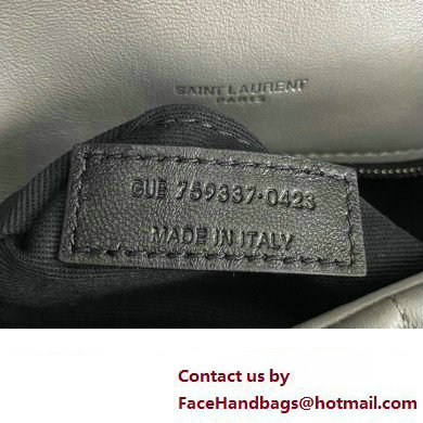 Saint Laurent toy puffer Bag in lambskin 759337 Gray