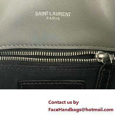 Saint Laurent toy puffer Bag in lambskin 759337 Gray