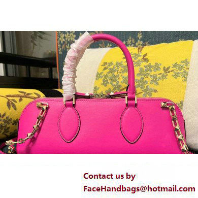 Valentino Rockstud E/W calfskin Small handbag Fuchsia 2023