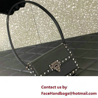 Valentino Rockstud23 Small Shoulder Bag In Smooth Calfskin 0242 Black 2023