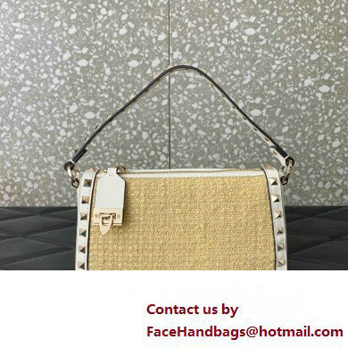 Valentino Small Rockstud Boucle Crossbody Bag 2023